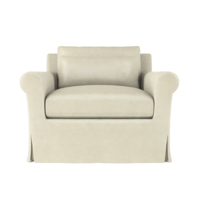 Ludlow Chair - Alabaster Vintage Leather