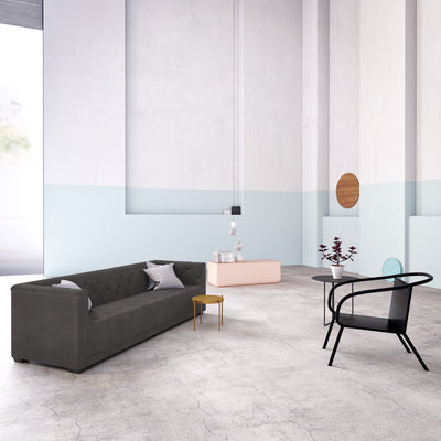Hudson Sofa - Graphite Box Weave Linen