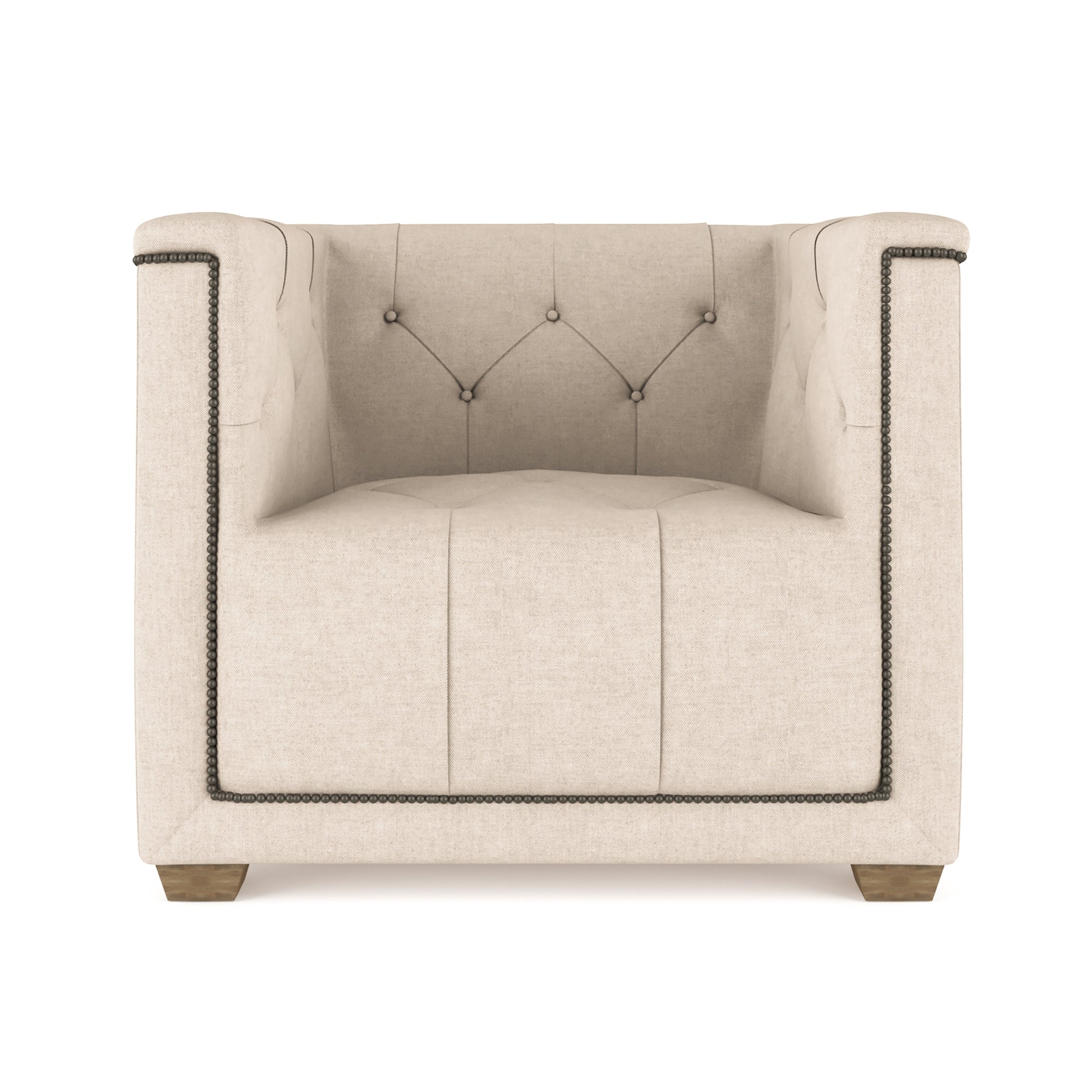 Hudson Chair - Oyster Plush Velvet