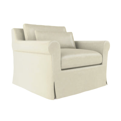 Ludlow Chair - Alabaster Vintage Leather