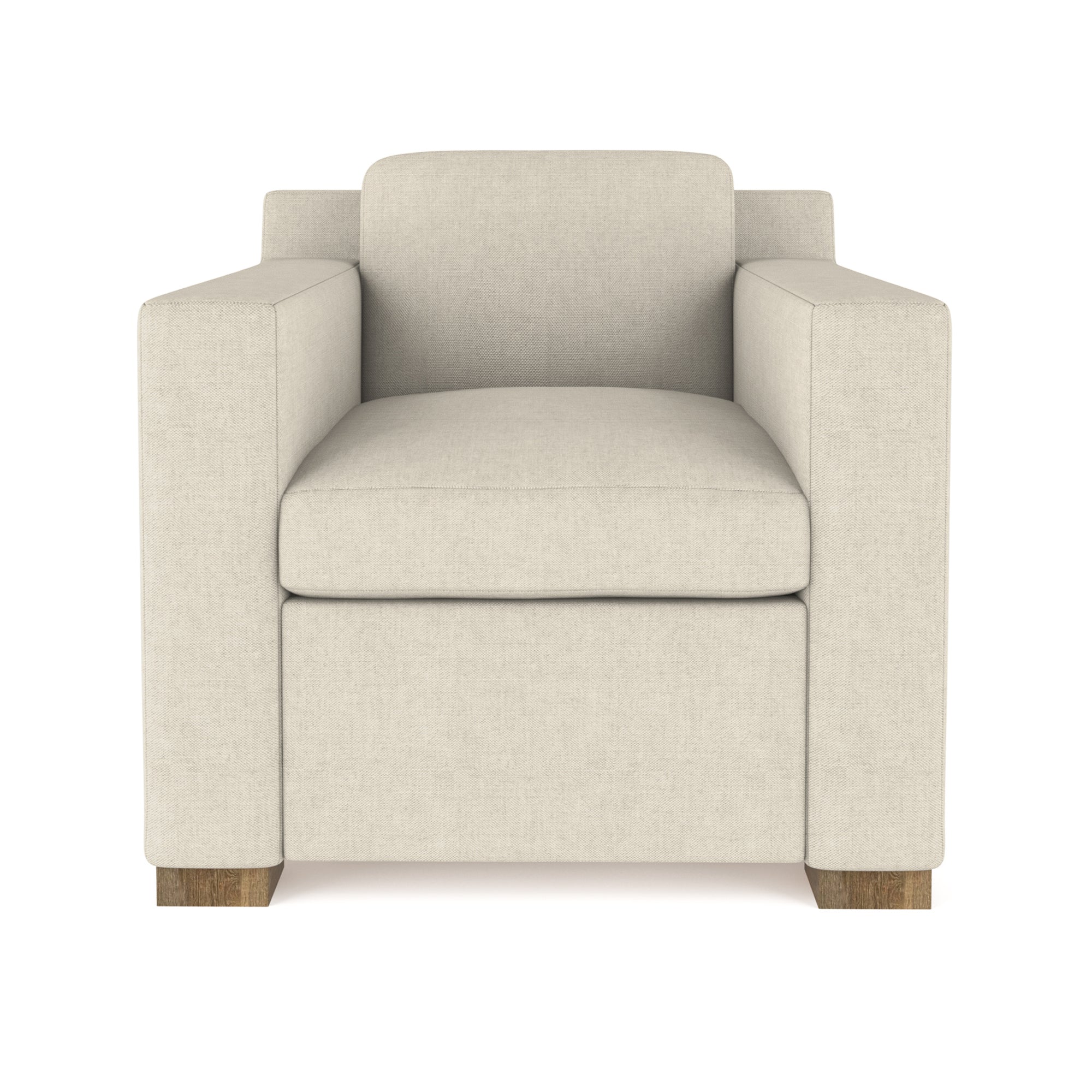 Mercer Chair - Oyster Box Weave Linen