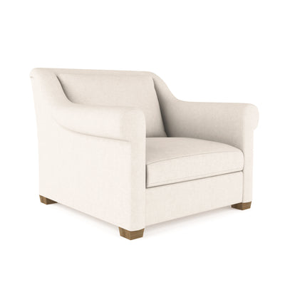 Thompson Chair - Alabaster Plush Velvet