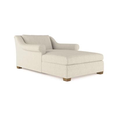 Thompson Chaise - Oyster Box Weave Linen