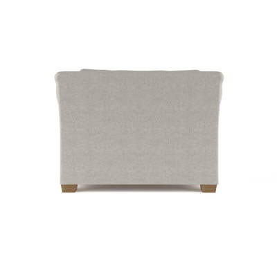 Thompson Chaise - Silver Streak Box Weave Linen