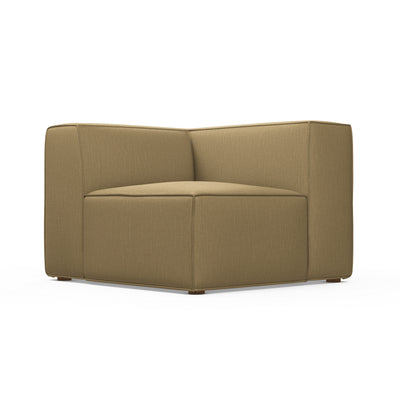 Varick Corner Chair - Marzipan Box Weave Linen