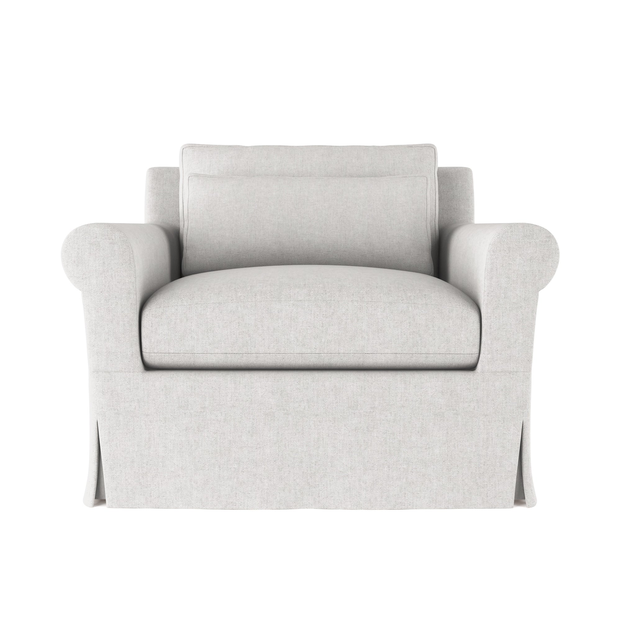 Ludlow Chair - Silver Streak Plush Velvet