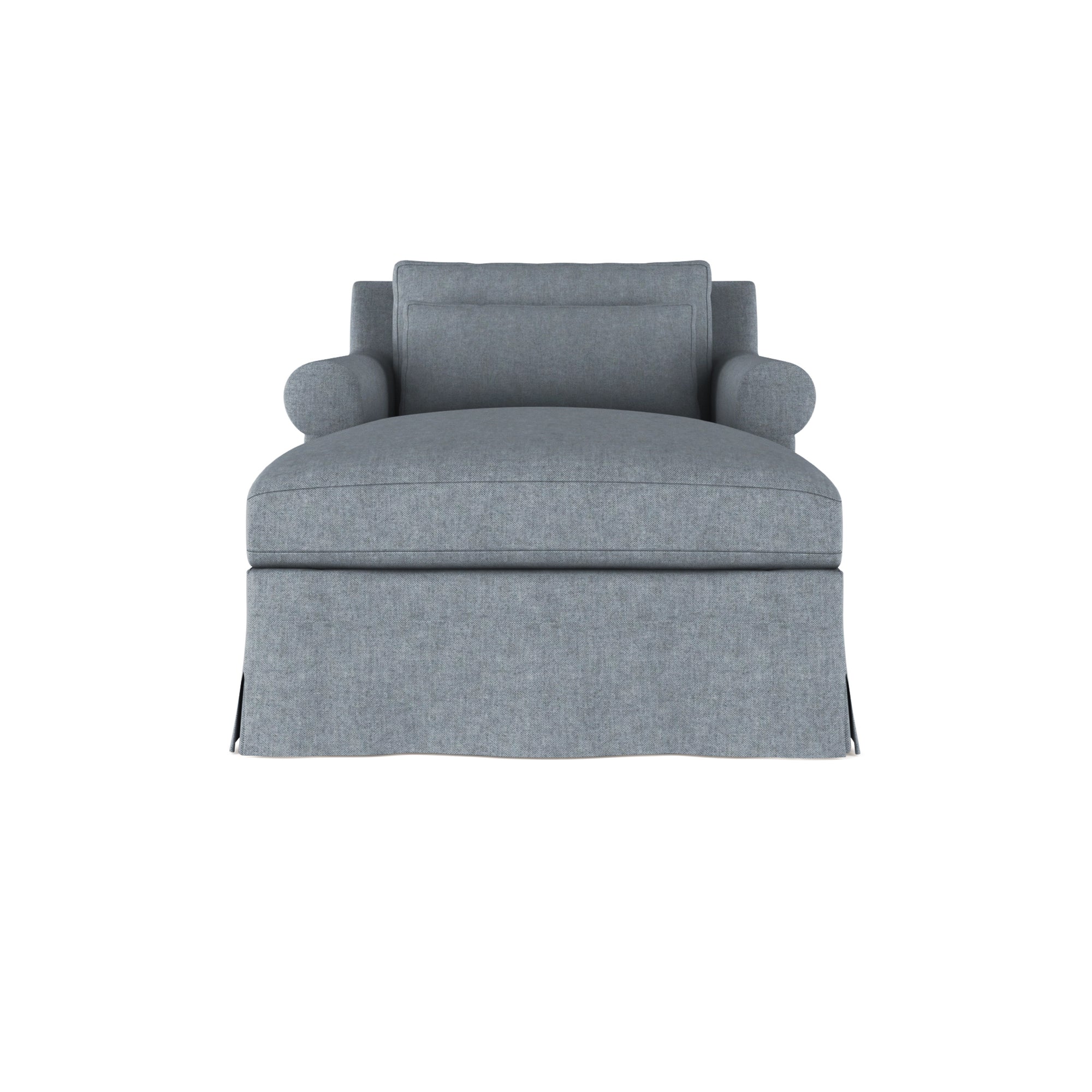 Ludlow Chaise - Haze Plush Velvet