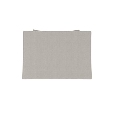 Mulberry Chaise - Silver Streak Box Weave Linen