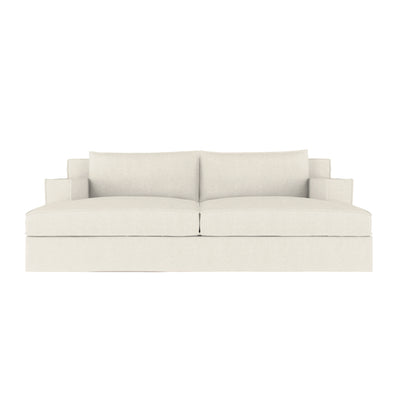 Mulberry Daybed - Alabaster Box Weave Linen