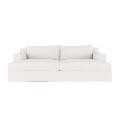Mulberry Daybed - Blanc Box Weave Linen