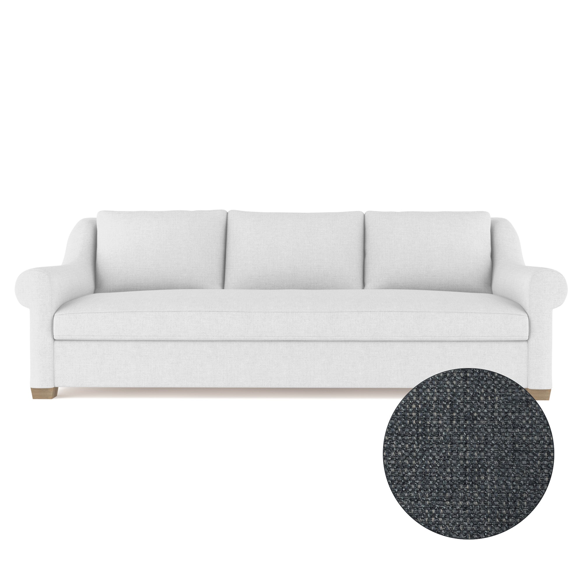 Thompson Sofa - Bluebell Basketweave