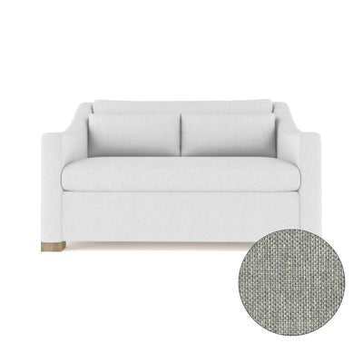 Crosby Sofa - Haze Pebble Weave Linen