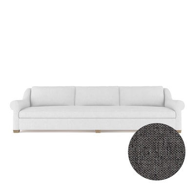 Thompson Sofa - Graphite Pebble Weave Linen