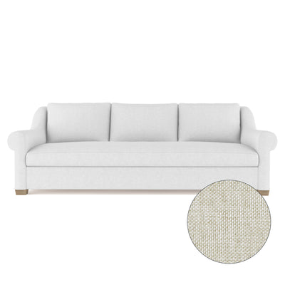 Thompson Sofa - Alabaster Pebble Weave Linen