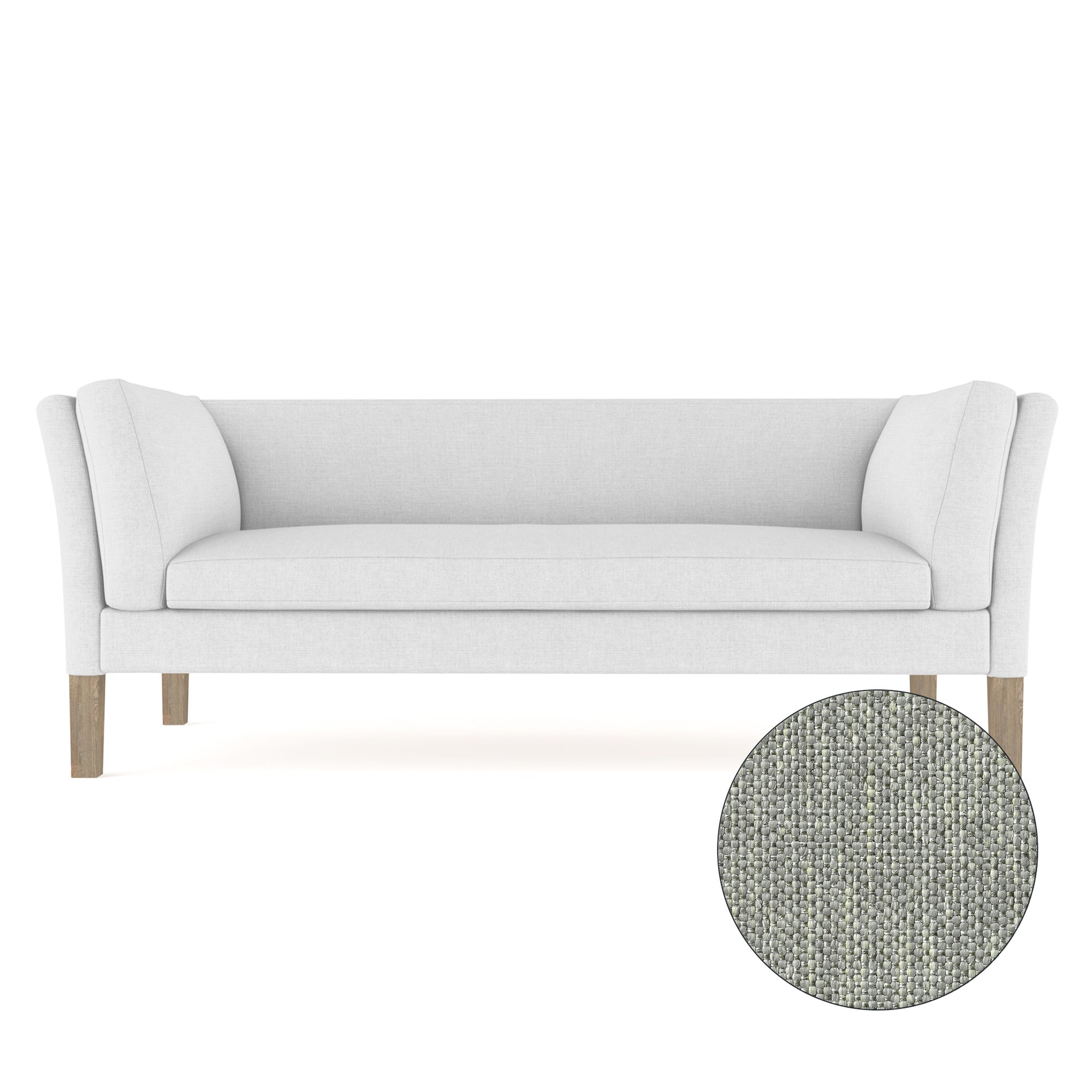 Charlton Sofa - Haze Pebble Weave Linen