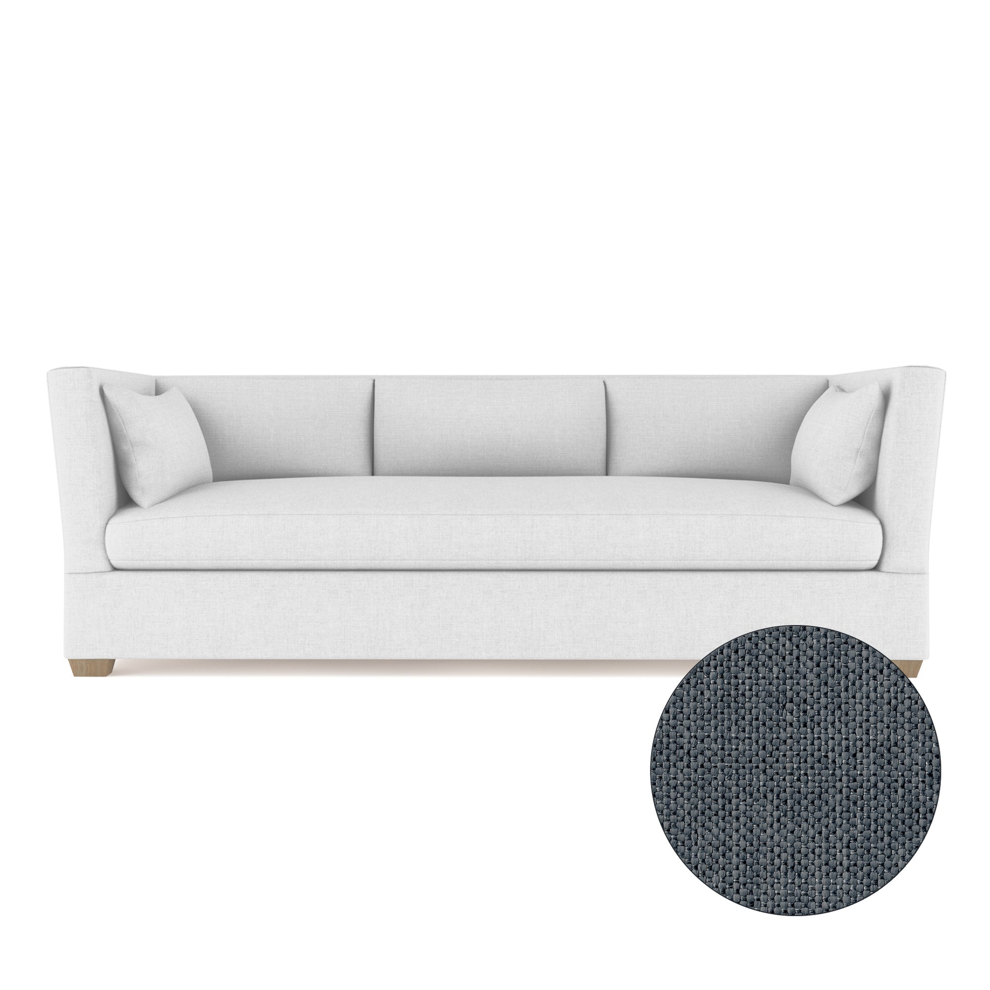 Rivington Sofa - Bluebell Pebble Weave Linen