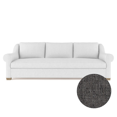Thompson Sofa - Graphite Pebble Weave Linen