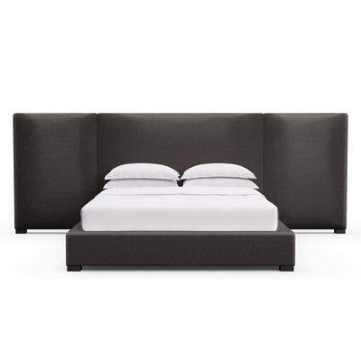 Prospect Extended Panel Bed - Graphite Vintage Leather