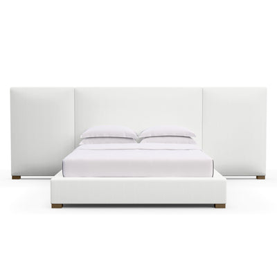 Prospect Extended Panel Bed - Blanc Box Weave Linen