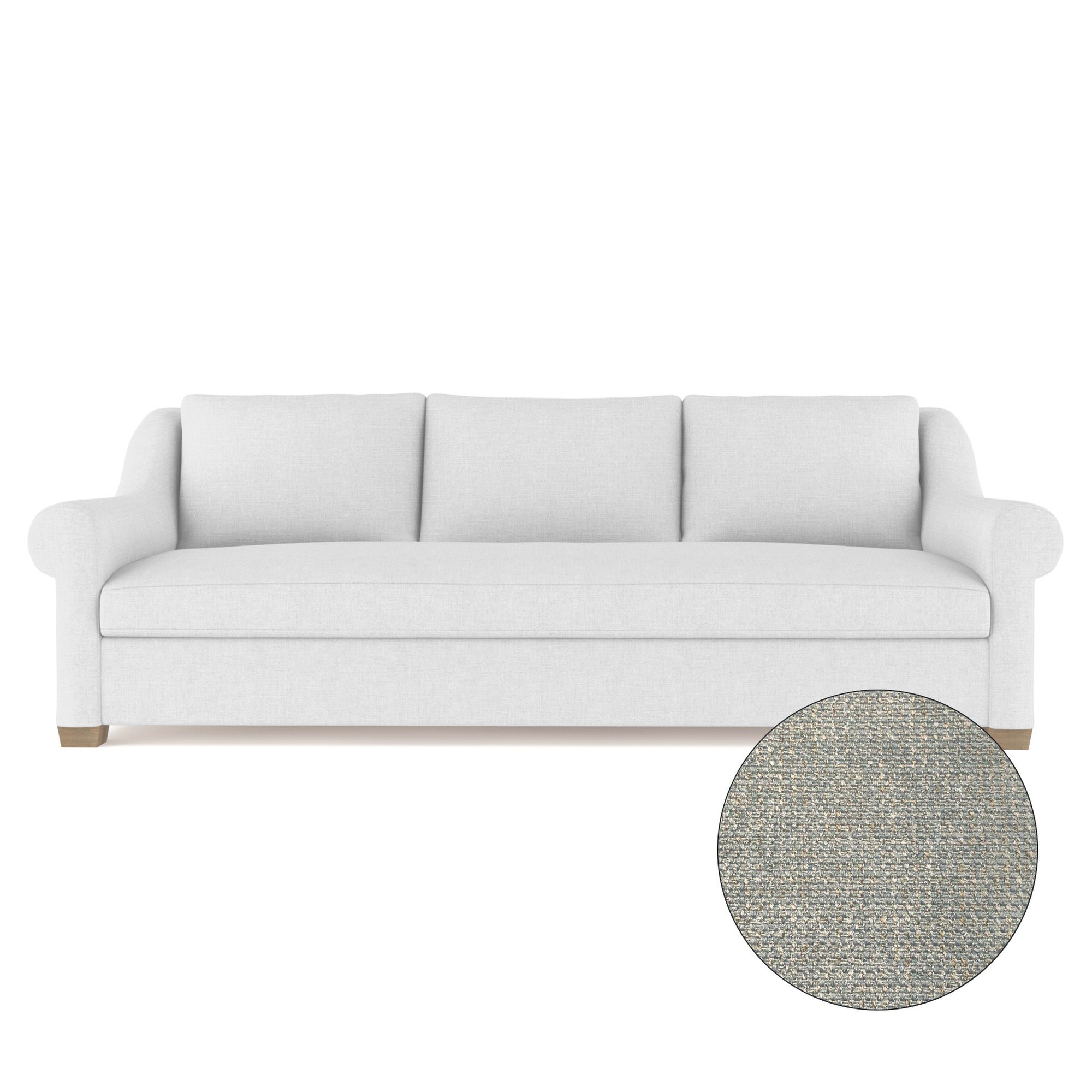 Thompson Sofa - Haze Basketweave