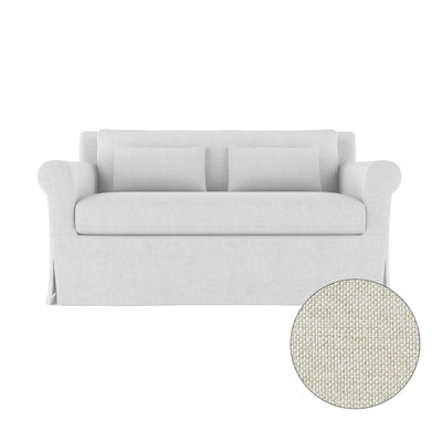 Ludlow Sofa - Alabaster Pebble Weave Linen