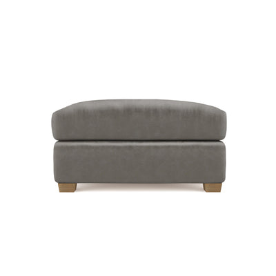 Thompson Ottoman - Pumice Vintage Leather