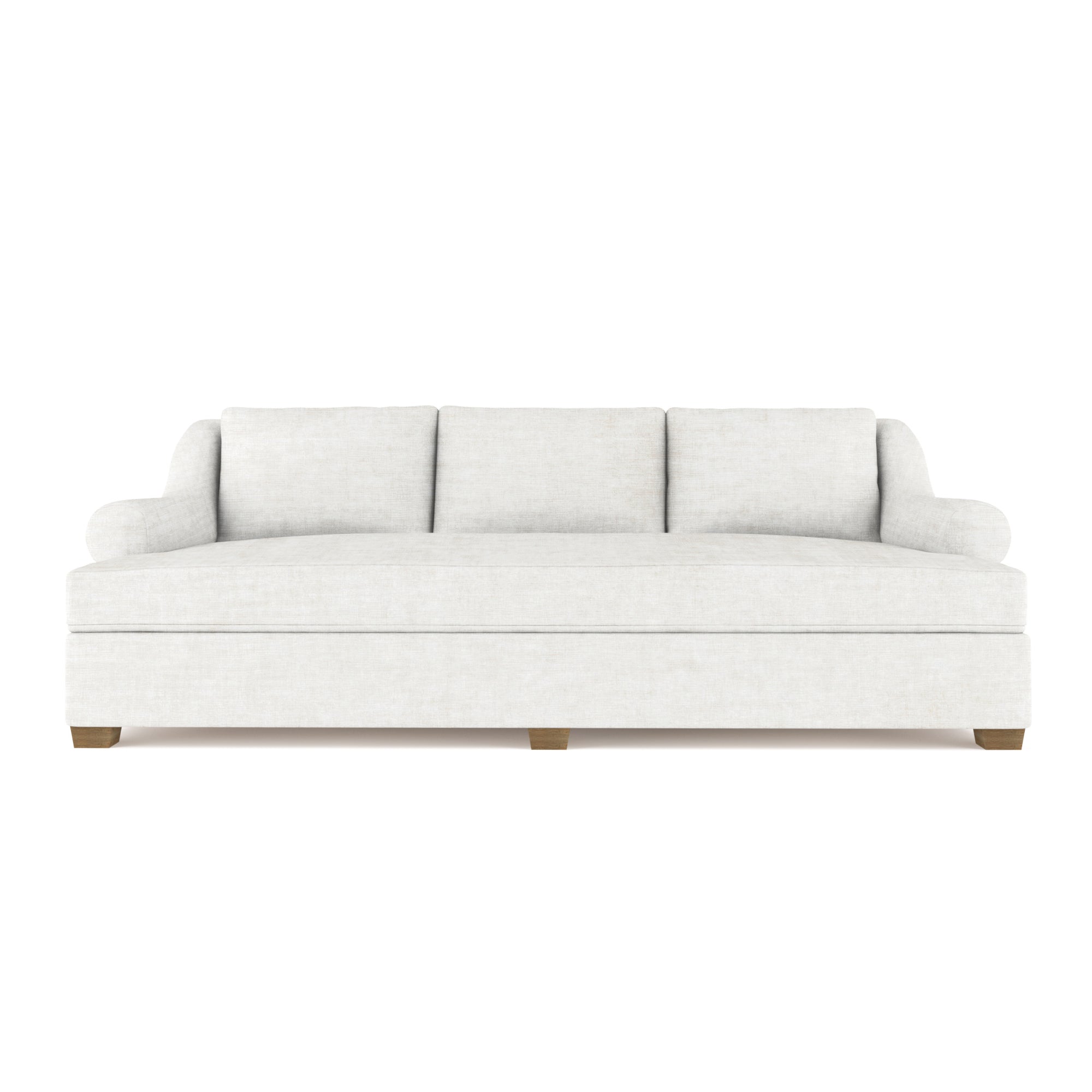 Thompson Daybed - Alabaster Crushed Velvet