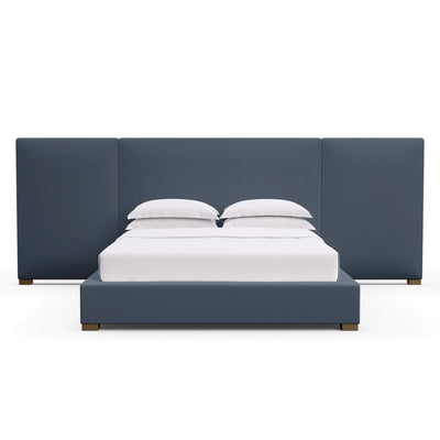 Prospect Extended Panel Bed - Bluebell Box Weave Linen