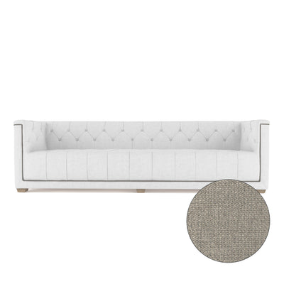 Hudson Sofa - Silver Streak Basketweave