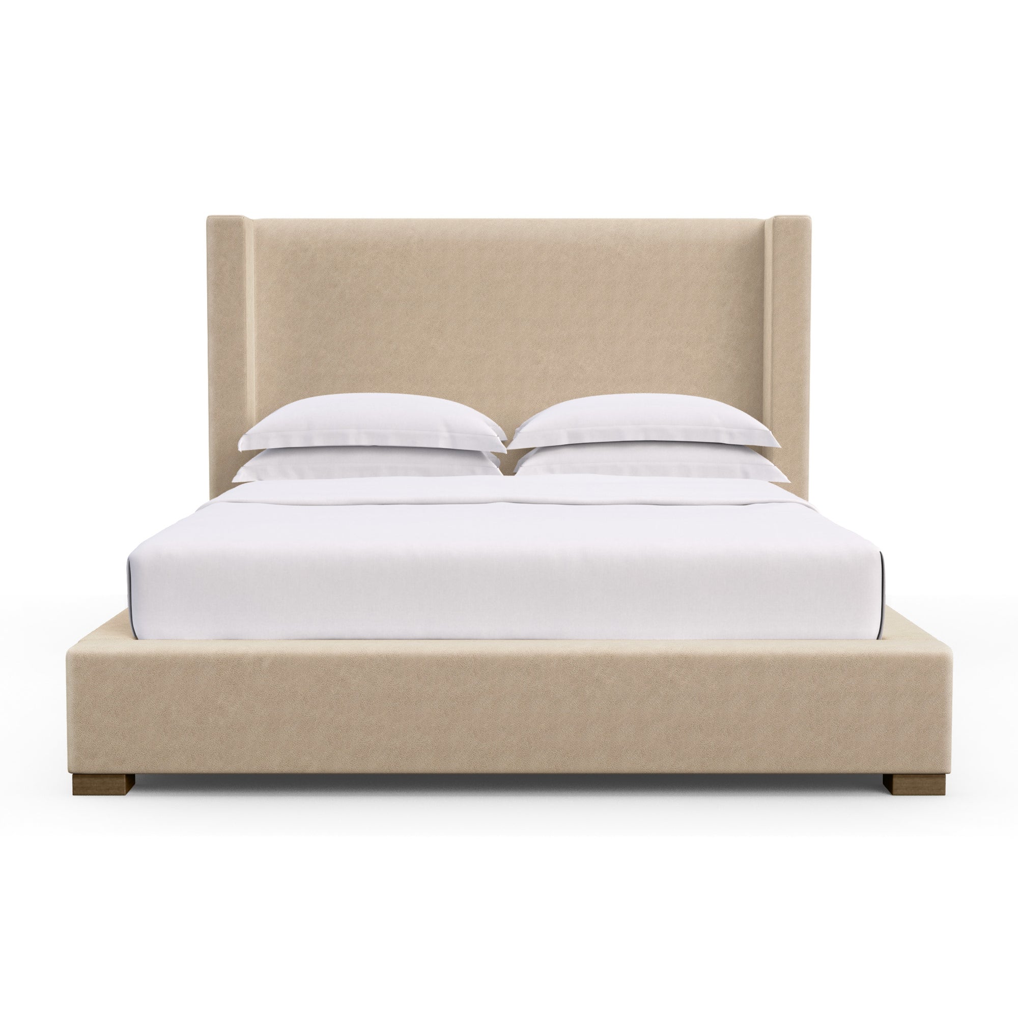 Roxborough Shelter Bed - Oyster Vintage Leather