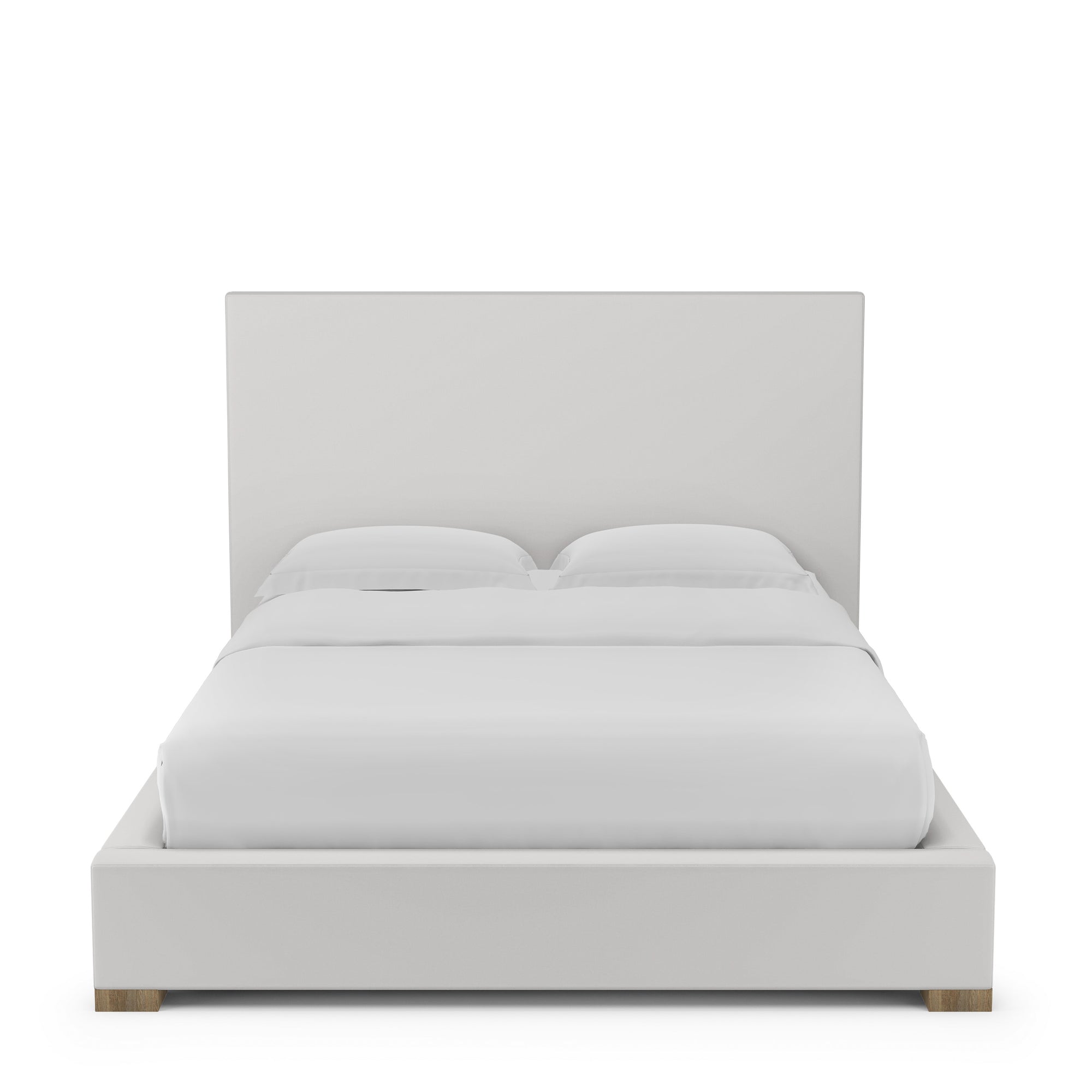 Sloan Panel Bed - Silver Streak Plush Velvet