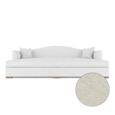 Horatio Daybed - Alabaster Pebble Weave Linen