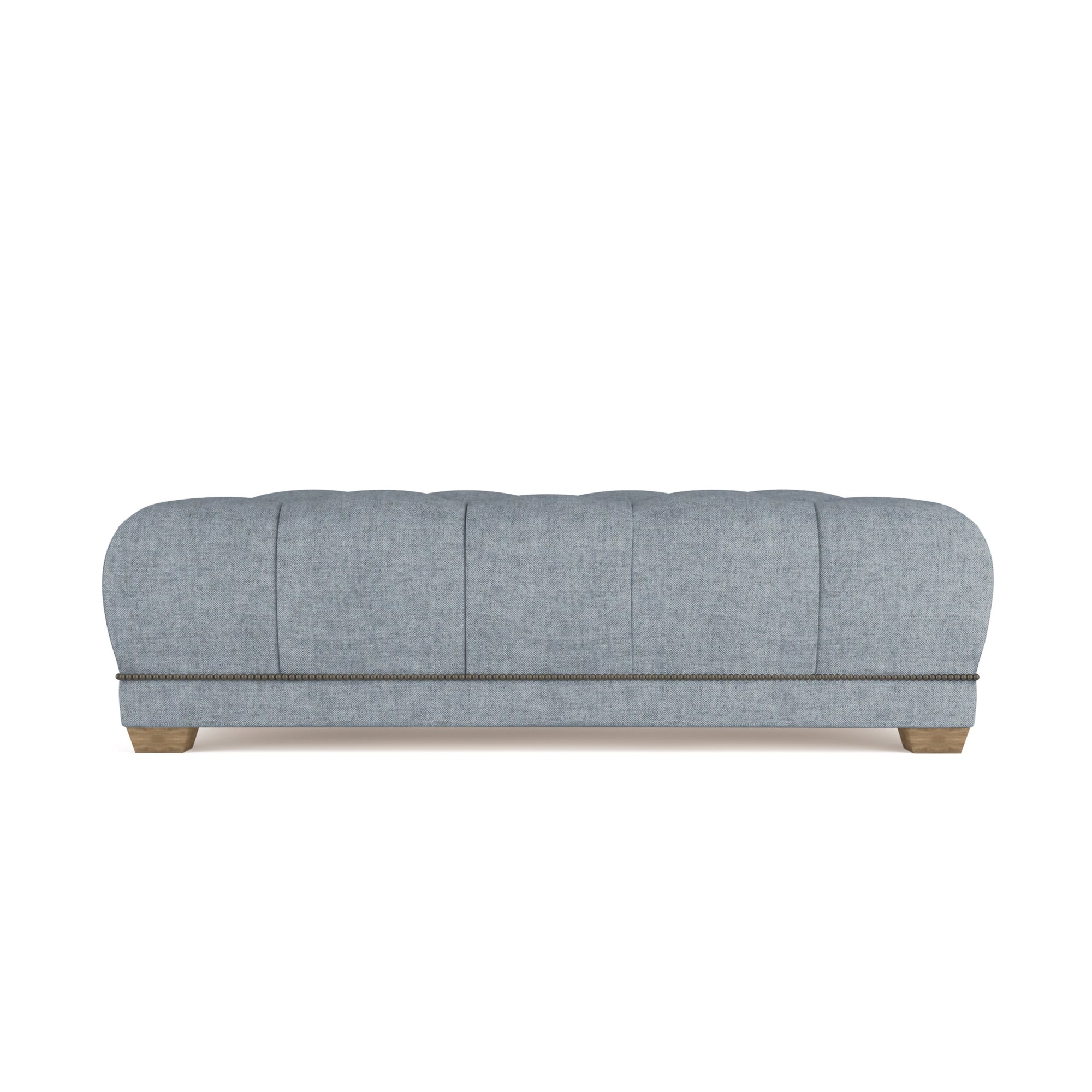 Hudson Table Ottoman - Haze Plush Velvet