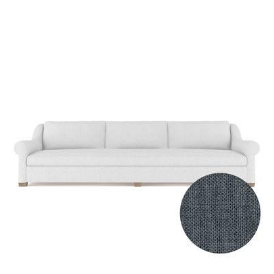 Thompson Sofa - Bluebell Pebble Weave Linen