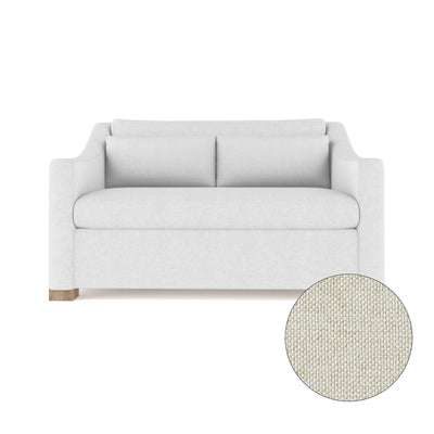 Crosby Sofa - Alabaster Pebble Weave Linen