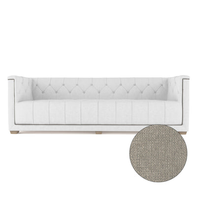 Hudson Sofa - Silver Streak Basketweave