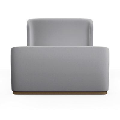 Barrow Shelter Bed - Pumice Plush Velvet