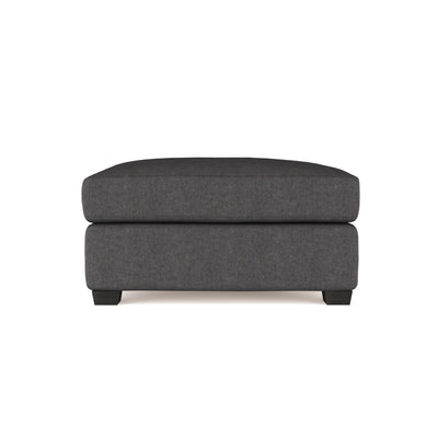 Thompson Ottoman - Graphite Plush Velvet
