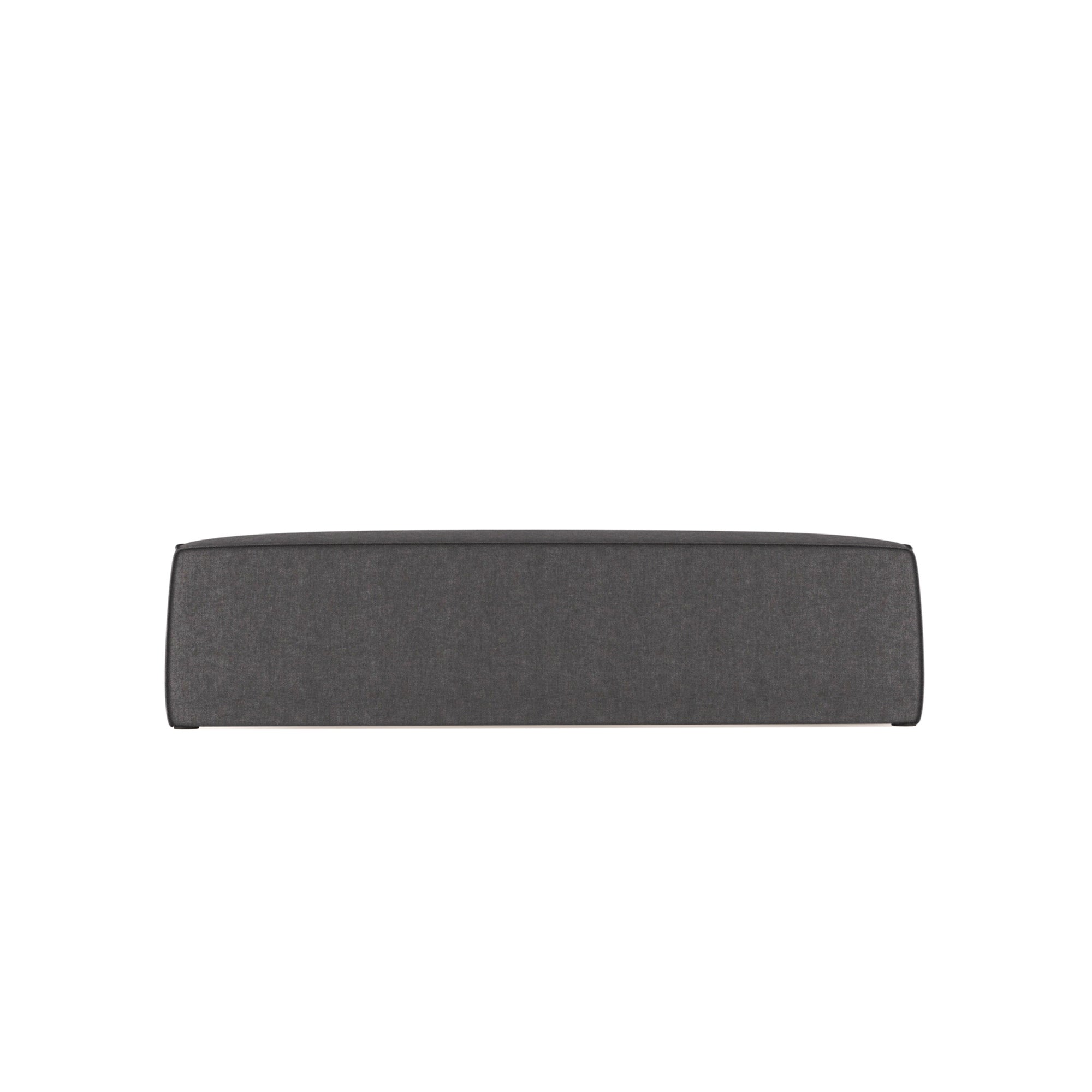 Varick Table Ottoman - Graphite Plush Velvet