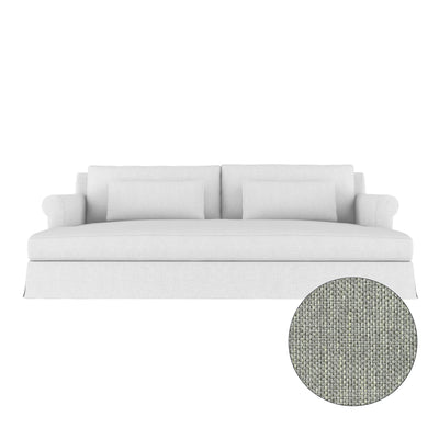 Ludlow Daybed - Haze Pebble Weave Linen