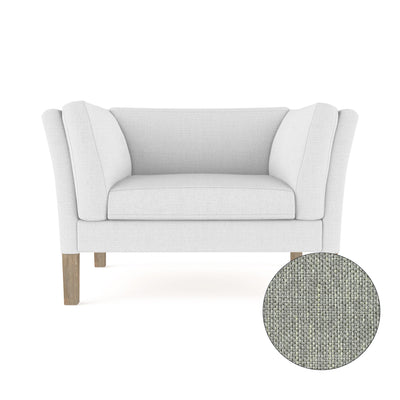 Charlton Chair - Haze Pebble Weave Linen