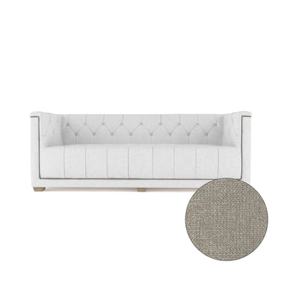 Hudson Sofa - Silver Streak Basketweave