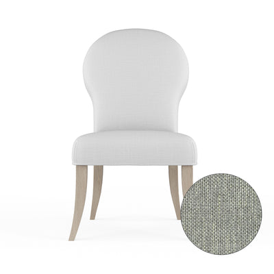 Caitlyn Dining Chair - Haze Pebble Weave Linen