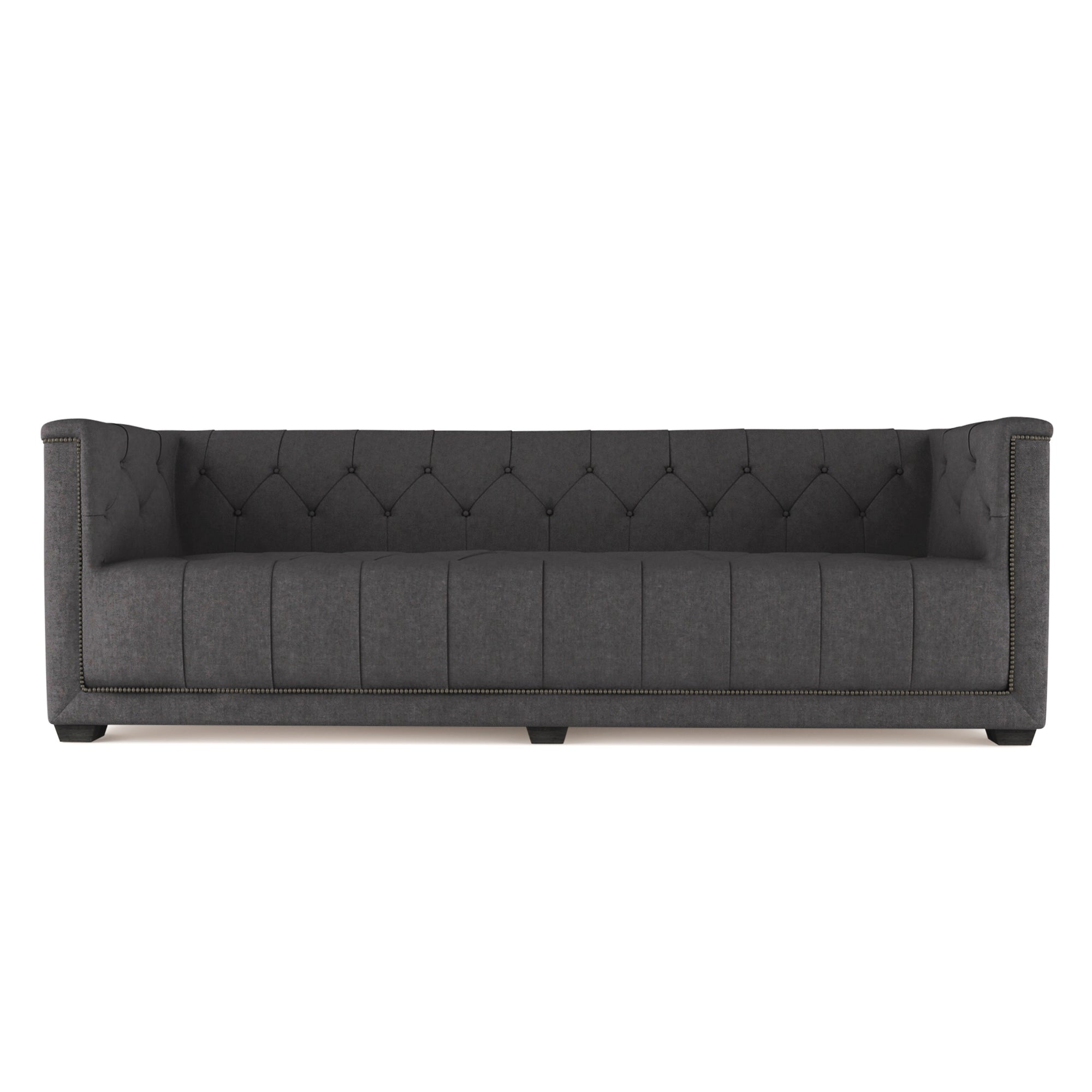 Hudson Sofa - Graphite Plush Velvet