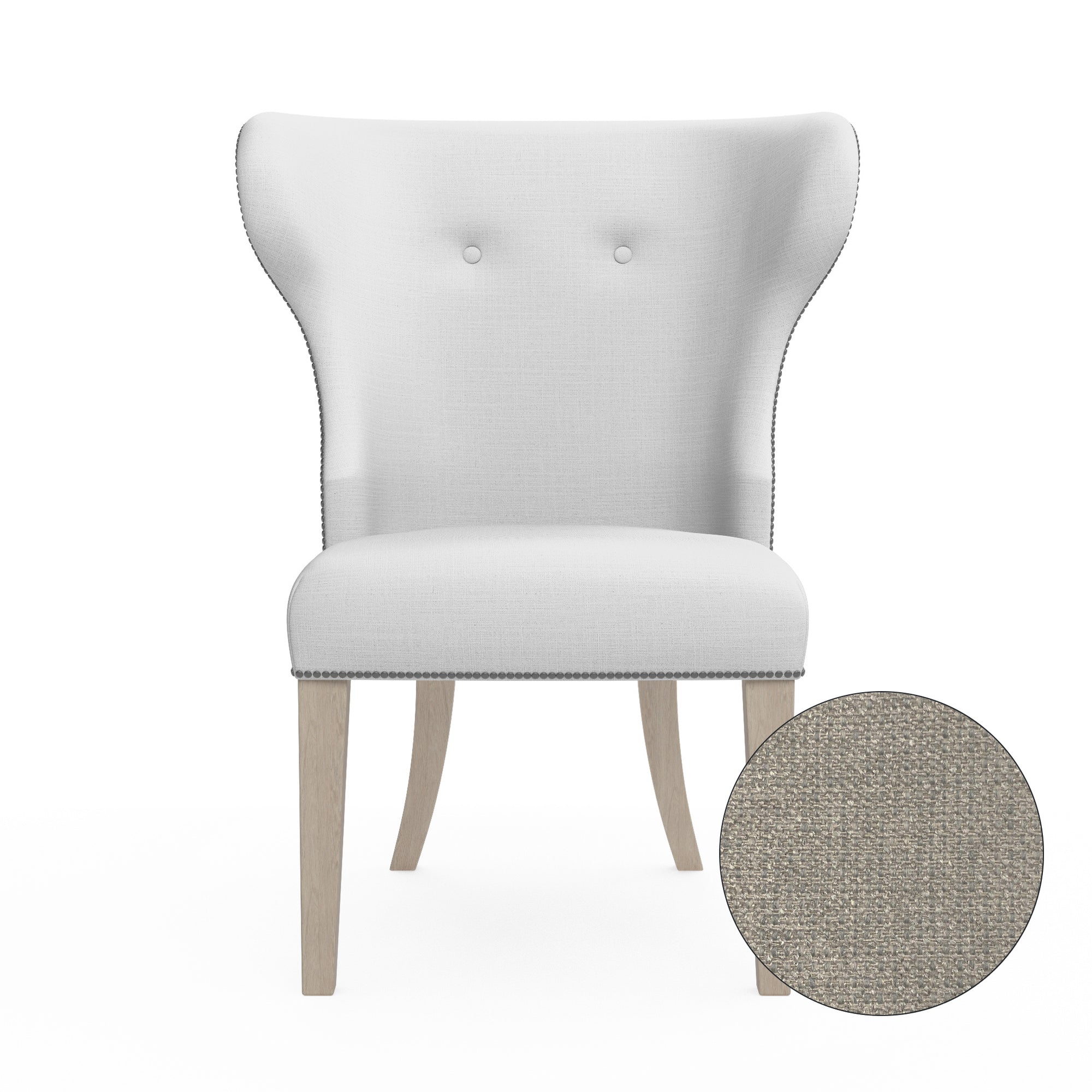 Nina Dining Chair - Silver Streak Basketweave
