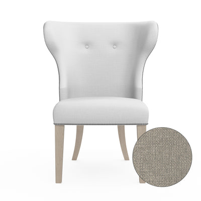 Nina Dining Chair - Silver Streak Basketweave