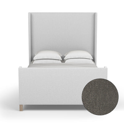 Lincoln Shelter Bed w/ Footboard - Graphite Basketweave
