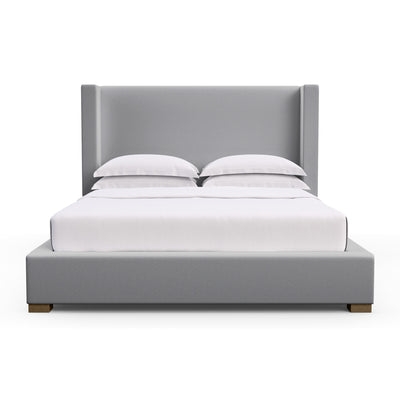 Roxborough Shelter Bed - Pumice Plush Velvet