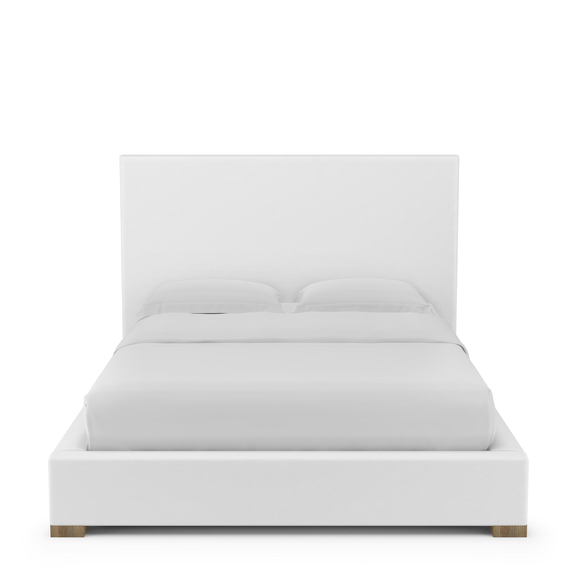 Sloan Panel Bed - Blanc Vintage Leather