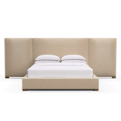 Prospect Extended Panel Bed - Oyster Vintage Leather